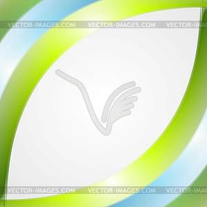 Abstract bright wavy background - vector image