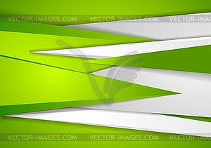 Abstract green tech corporate background - vector image