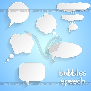 Speech bubbles design - vector image