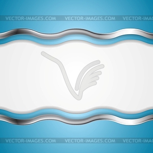 Bright wavy background - vector clipart