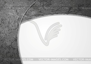 Abstract grey grunge wall background - vector clip art