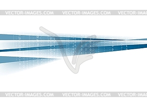 Abstract blue tech background - vector clip art