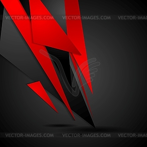 Dark tech corporate background - vector clipart