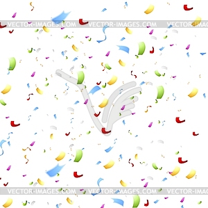 Bright shiny confetti - vector clipart