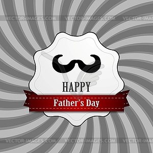 Father`s Day abstract retro vintage background - vector clipart