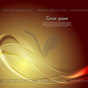 Abstract smooth blurred waves bright background - vector image