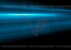 Dark blue tech motion abstract background - vector image