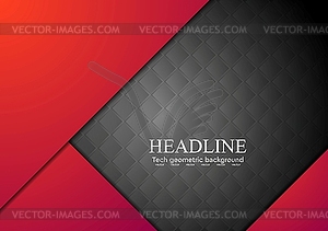 Dark red corporate abstract background - vector image