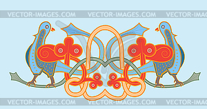 Slavic bird - vector clipart