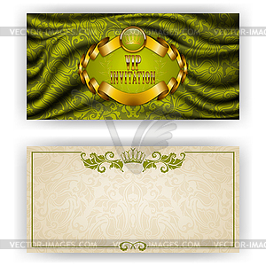 Elegant template for vip luxury invitation - vector image