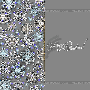 New Year`s background - garland of fir branches, - vector clip art