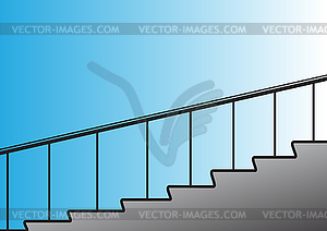 Stairs - color vector clipart