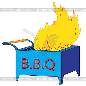 Barbecue grill - vector clip art