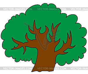 Дерево - клипарт в векторном виде