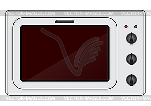 Kitchen electric oven - vector clipart