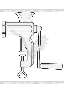Meat grinder - vector clipart