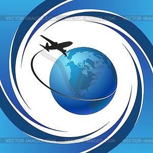 Air flight - vector clip art