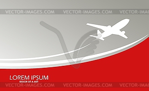 Air flight - vector EPS clipart