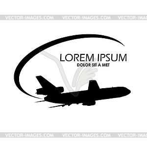Air flight - vector clip art