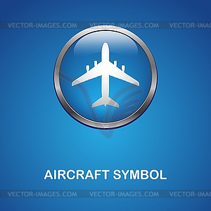 Air flight - royalty-free vector clipart