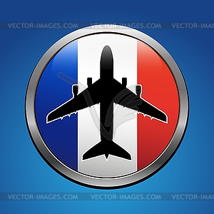 Air flight - vector clipart