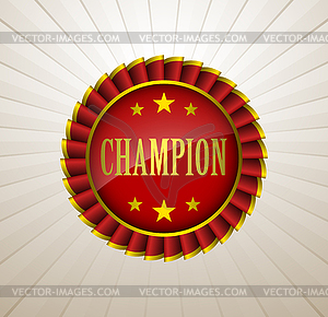 Award rosette - royalty-free vector image