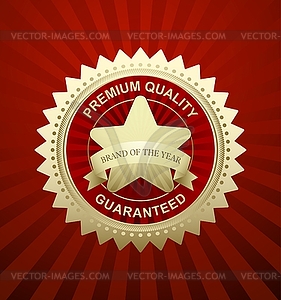 Award star - vector clip art