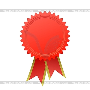 Blank guarantee - vector image
