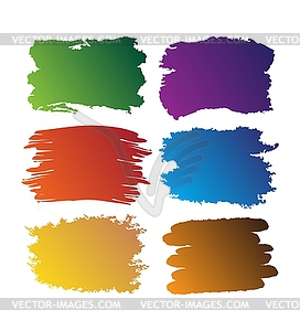 Brush blot - vector clip art