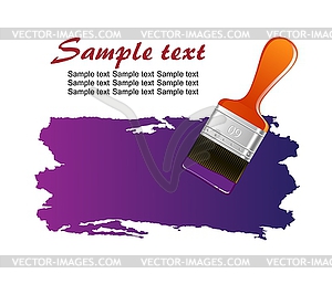 Paint brush - vector clip art