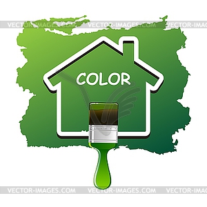 House color - vector clipart