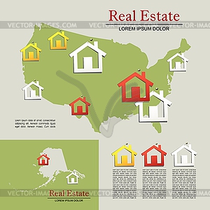 Real Estate - stock vector clipart