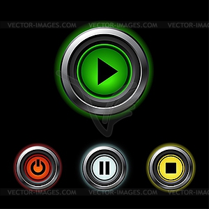 Web buttons - vector clipart