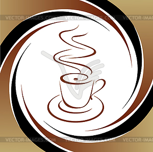 Coffee cup - vector clip art