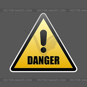 Danger - vector image