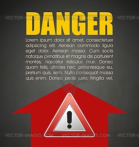 Danger - vector image