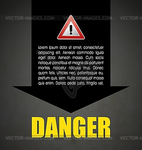 Danger - vector clipart