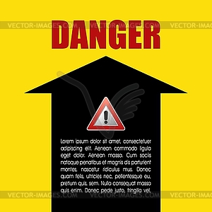 Danger - vector image