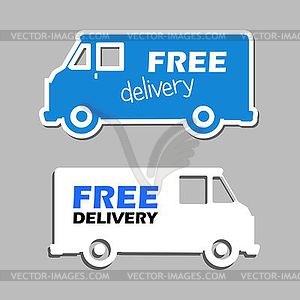 Free delivery - vector image
