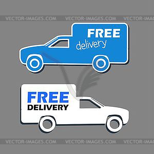 Free delivery - vector clipart