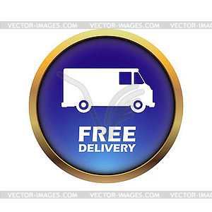 Free delivery - vector clipart