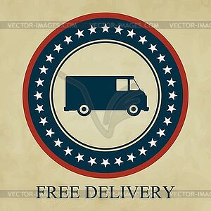 Free delivery - vector EPS clipart