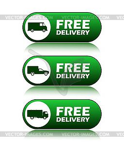 Free delivery - vector image