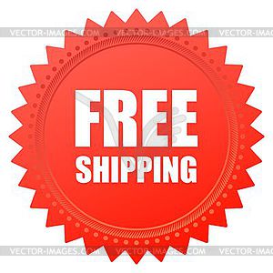 Free shipping - vector image