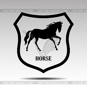 Pferde welt - vector image