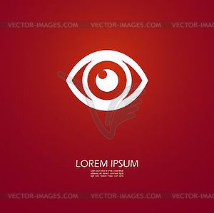 Eye icon - vector clipart
