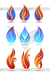 Flame - vector clip art