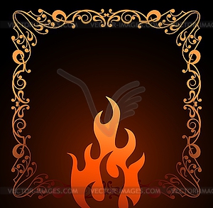 Flame - vector image