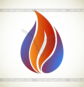 Flame - vector image