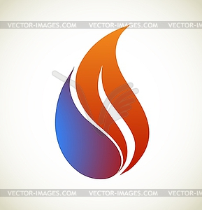 Flame - vector image